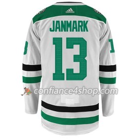 Adidas Maillot de Hockey Dallas Stars MATTIAS JANMARK 13 Blanc Authentic - Homme